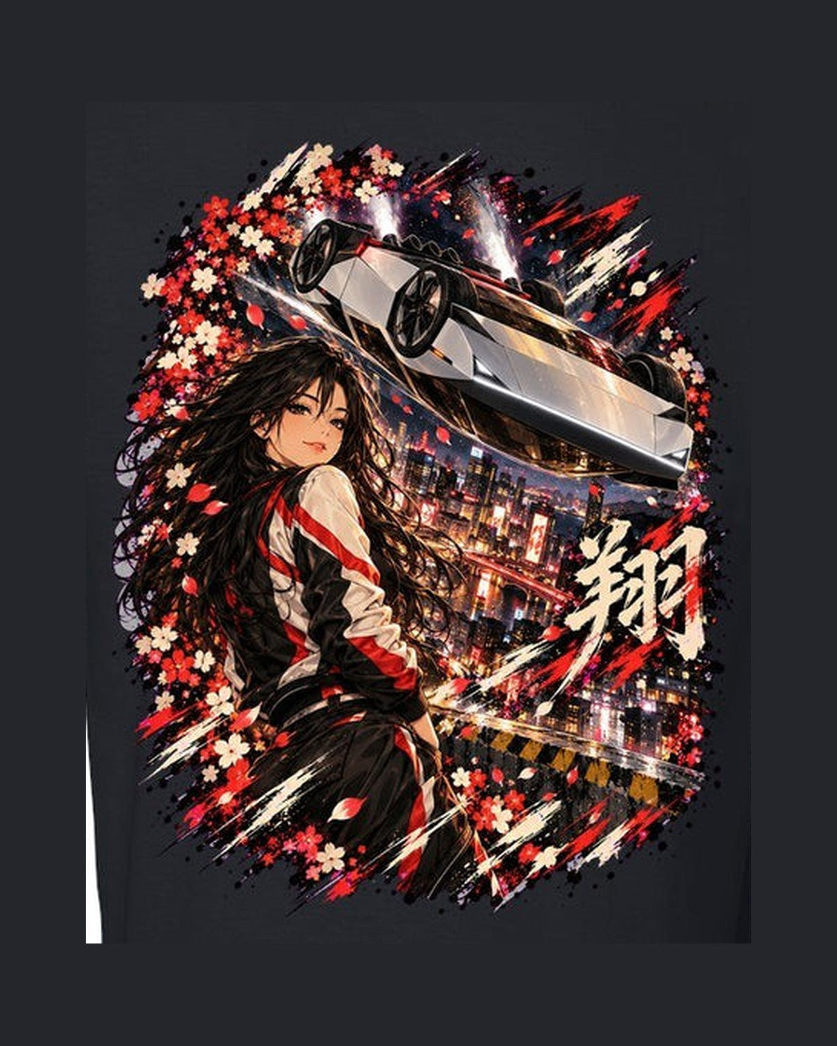 Tesla Roadster 2026 Flip Anime Girl Shirt, Hoodie & More design only