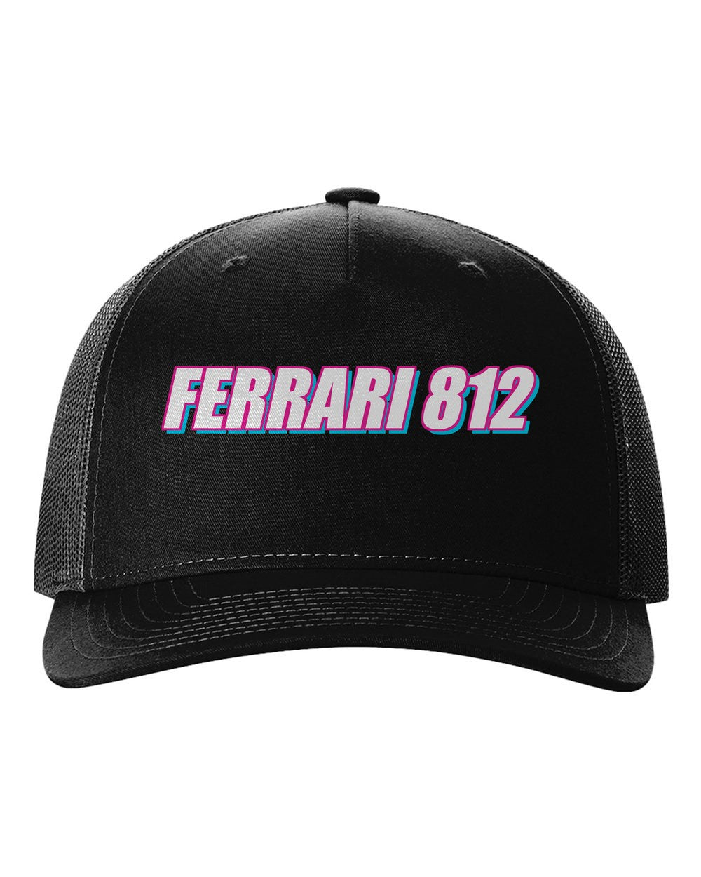 black hat front view with 車魂 mark