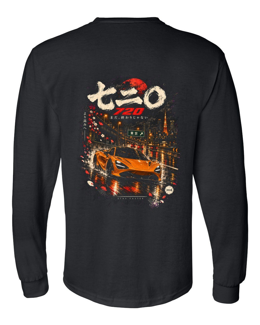McLaren 720S Long Sleeve Black back
