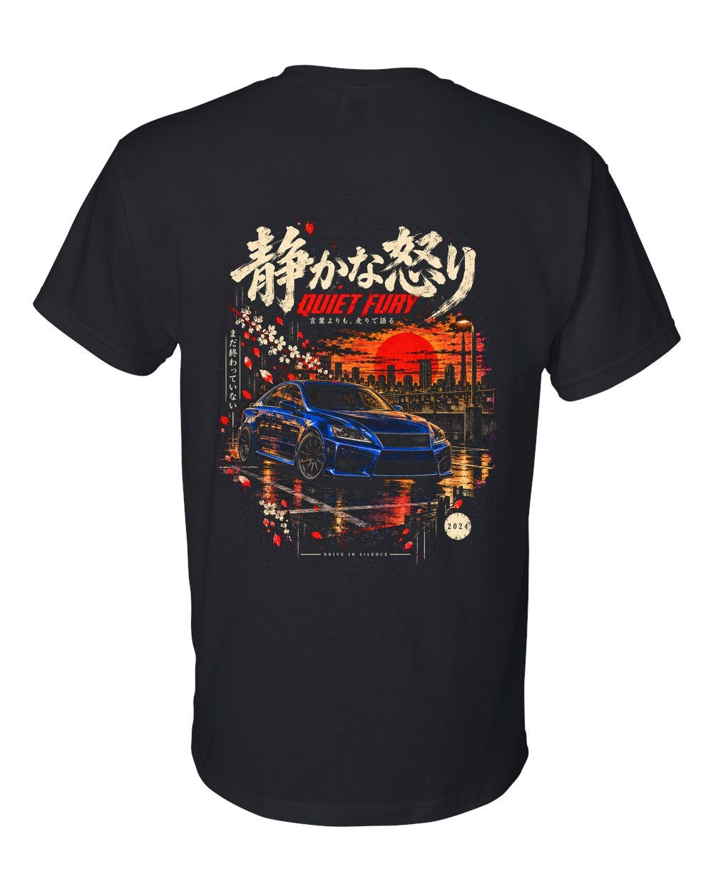 Lexus IS F T-Shirt Black back