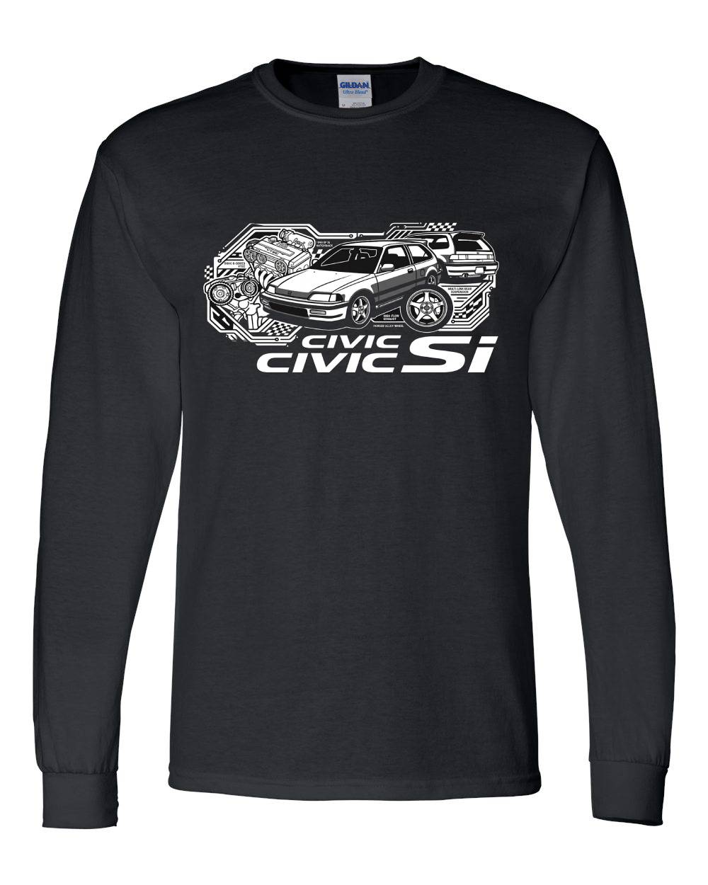 EF Civic Si Long Sleeve T-Shirt