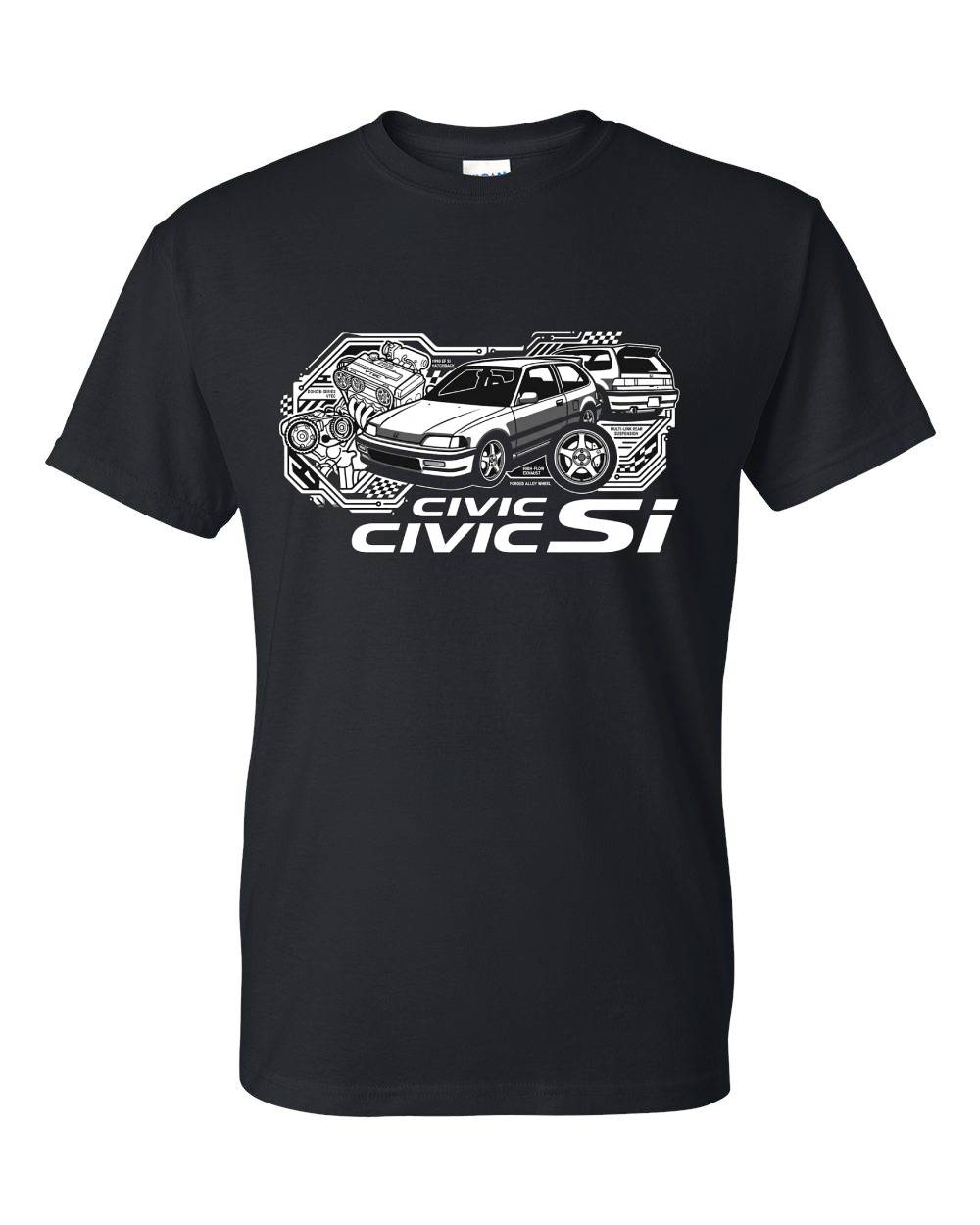 Honda Civic EF Si Hatchback Graphic T-Shirt