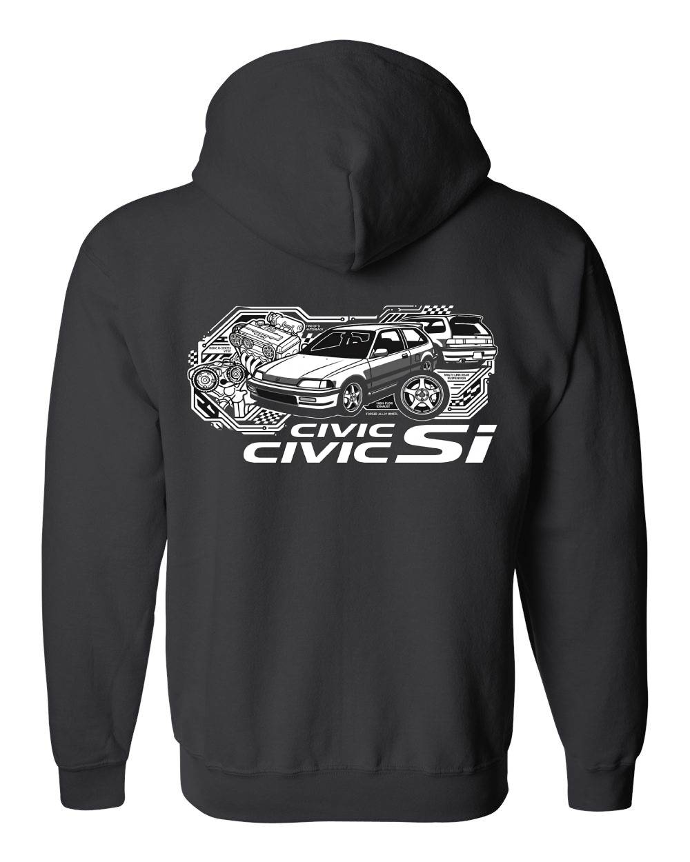Civic Si Zip Hoodie