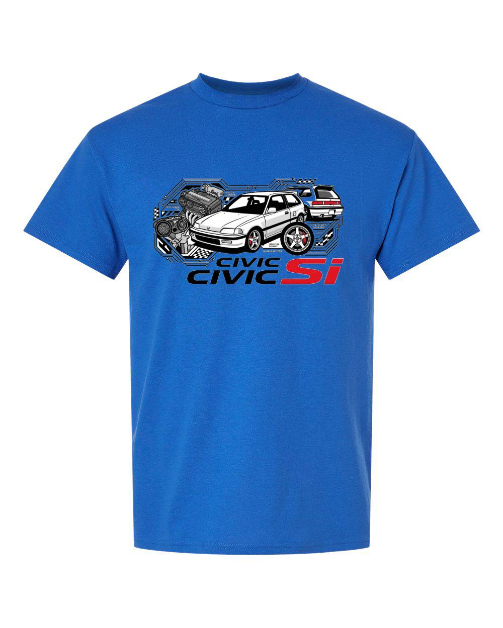 Honda Civic EF Si Hatchback Graphic T-Shirt