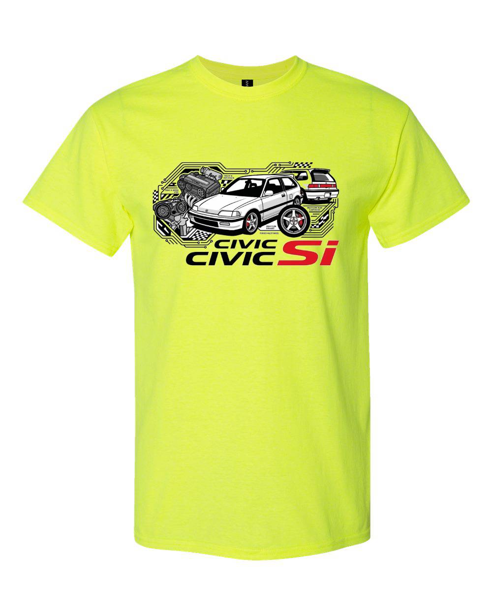 Honda Civic EF Si Hatchback Graphic T-Shirt