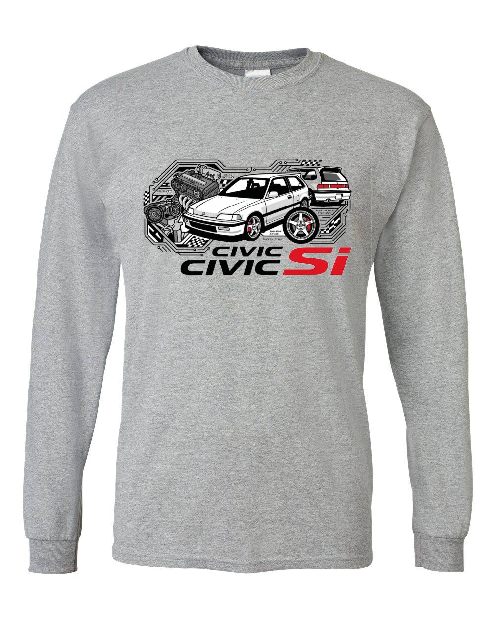 EF Civic Si Long Sleeve T-Shirt