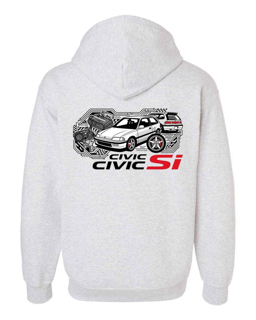 Civic Si Zip Hoodie