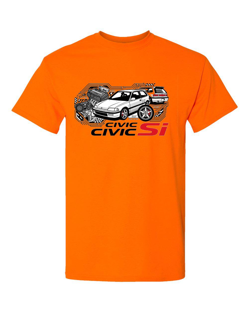 Honda Civic EF Si Hatchback Graphic T-Shirt