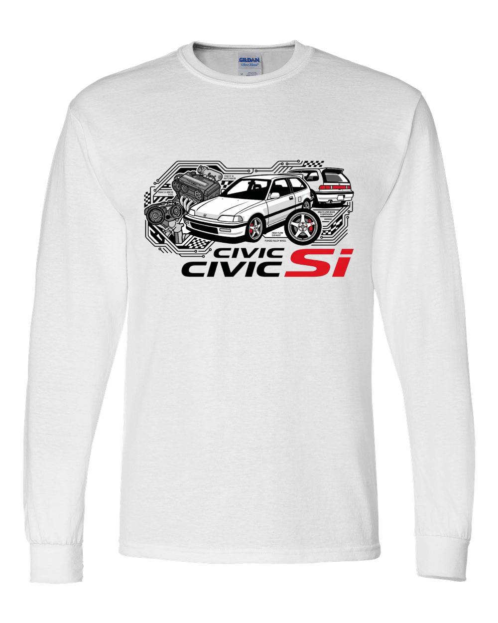 EF Civic Si Long Sleeve T-Shirt