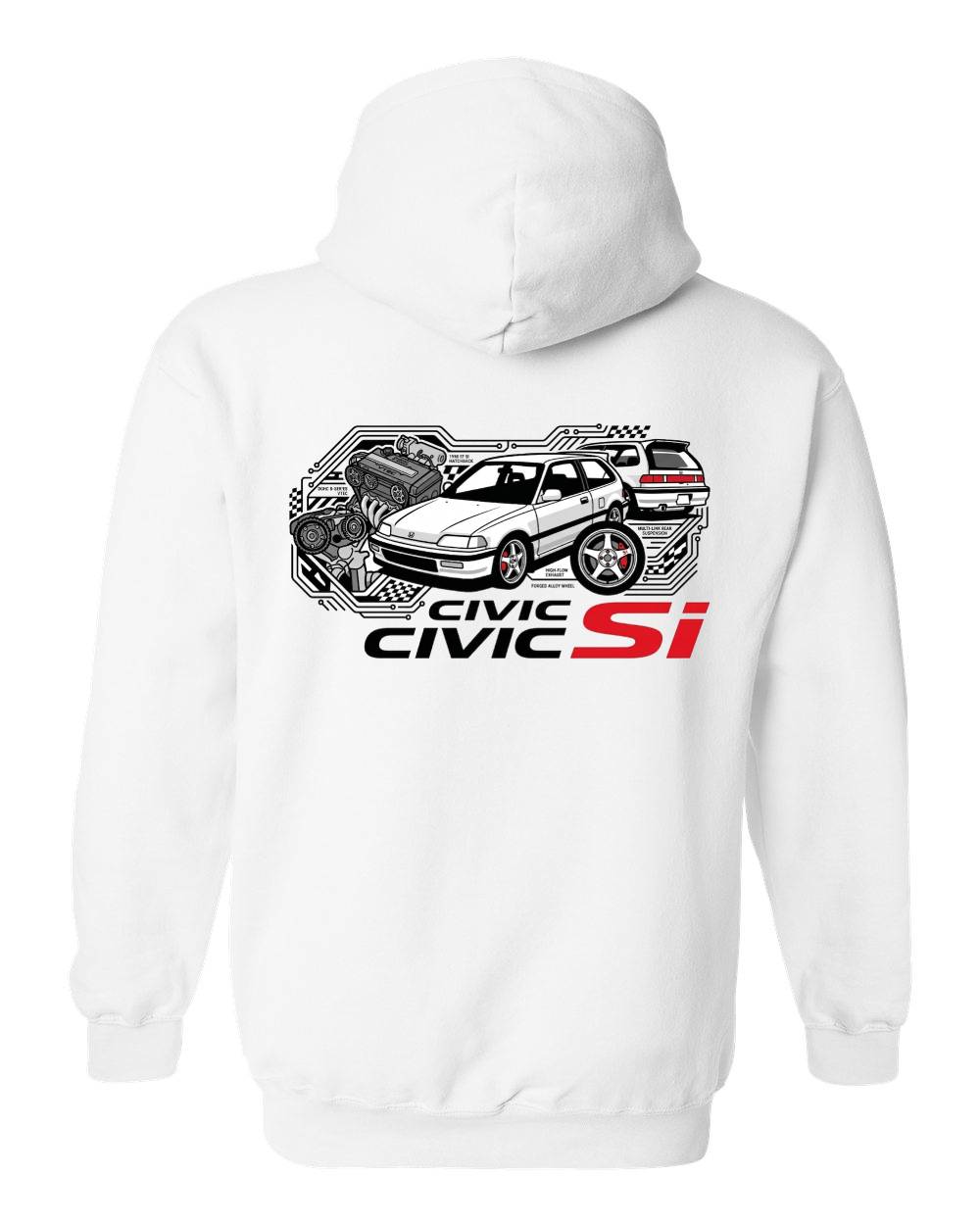Civic Si Zip Hoodie