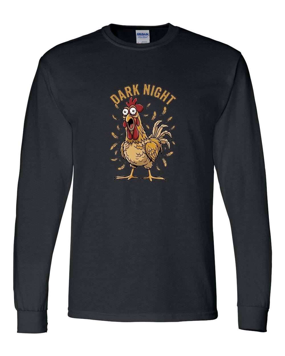 Dark Night Rooster Long Sleeve T-Shirt
