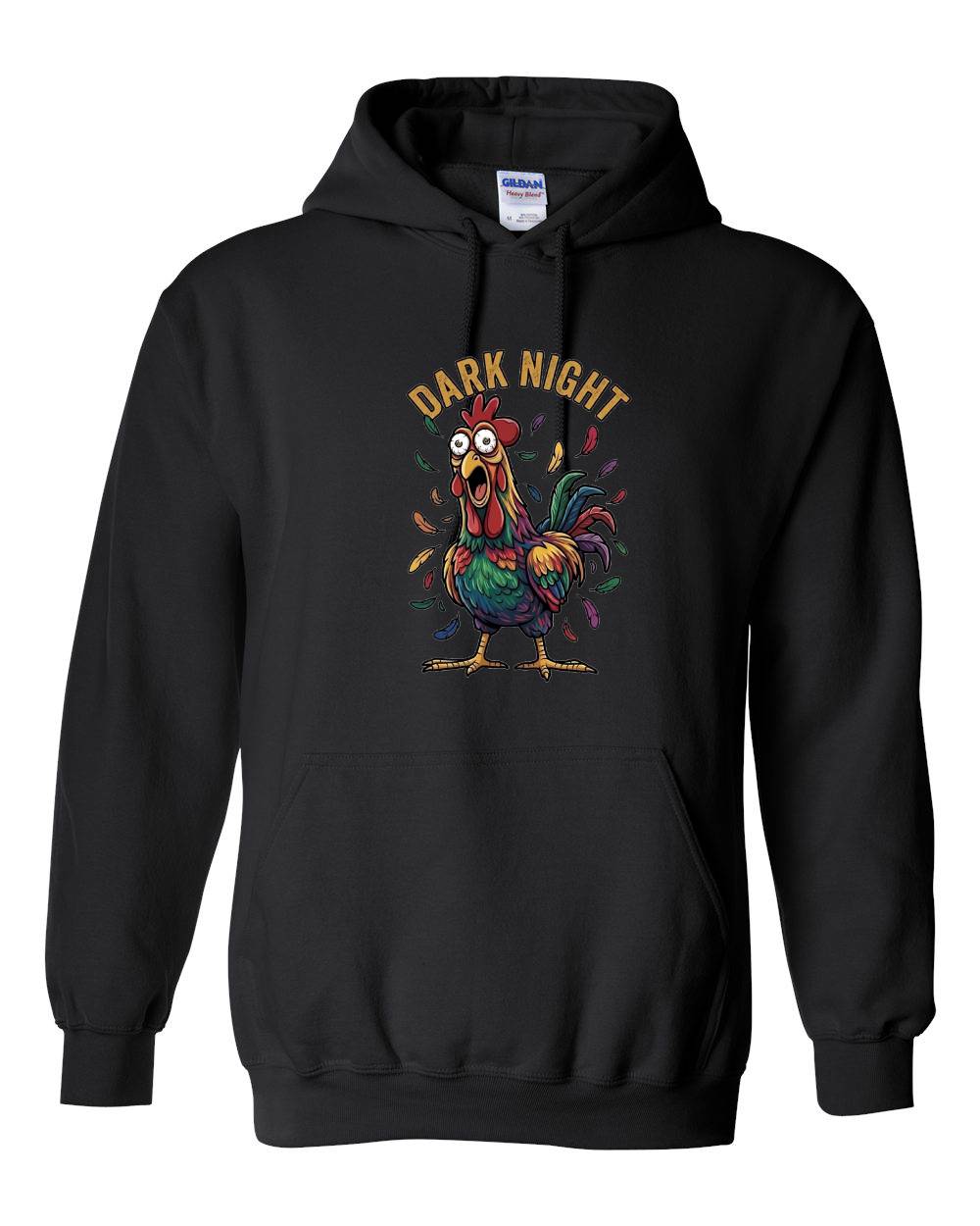 Dark Night Rooster Pullover Hoodie