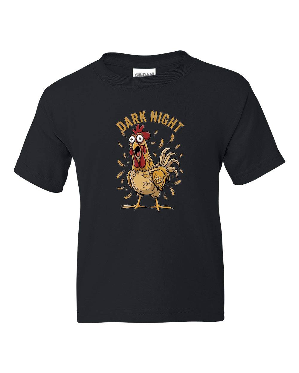 Dark Night Chicken Kids T-Shirt