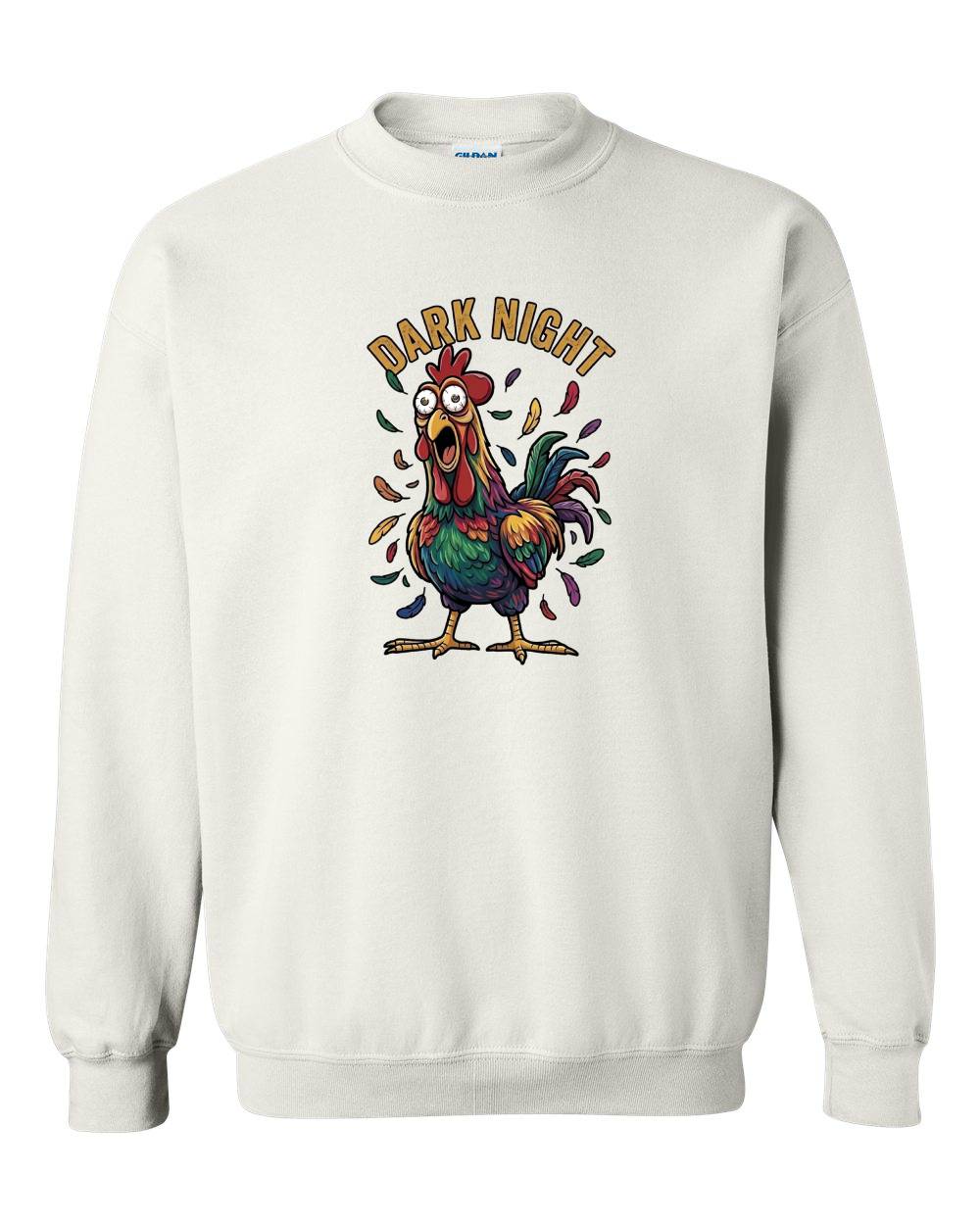 Dark Night Rooster Crewneck Sweatshirt