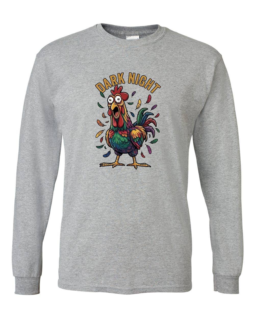 Dark Night Rooster Long Sleeve T-Shirt