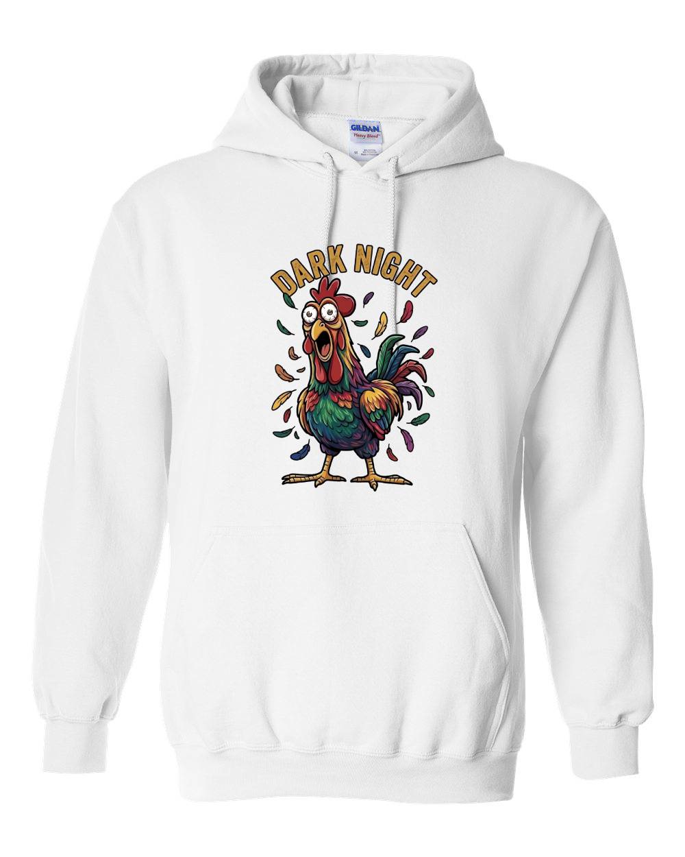Dark Night Rooster Pullover Hoodie