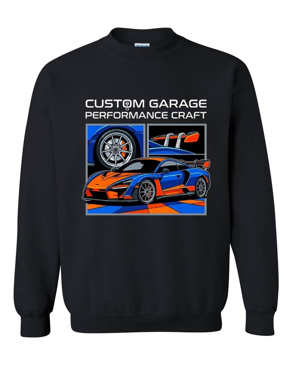 Custom Garage Performance Craft Crewneck Sweatshirt