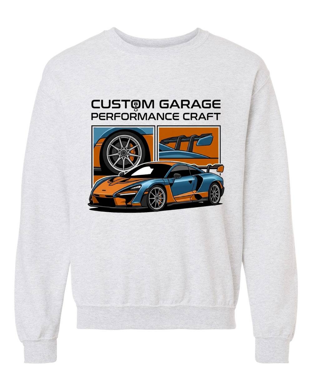 Custom Garage Performance Craft Crewneck Sweatshirt
