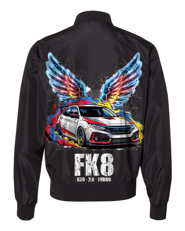 Honda Civic Type R Wings Bomber Jacket — Black back