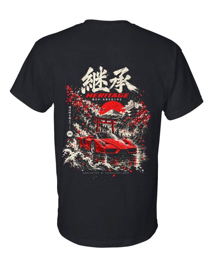 Ferrari Enzo T-Shirt Black back