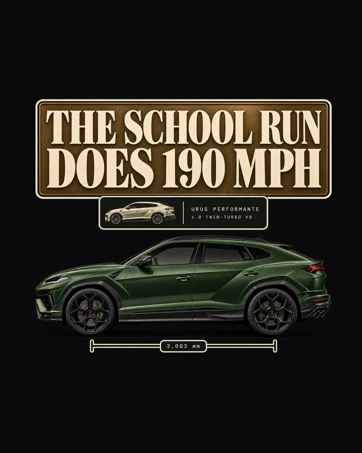Lamborghini Urus Performante Editorial Headline Shirt, Car Gift design only