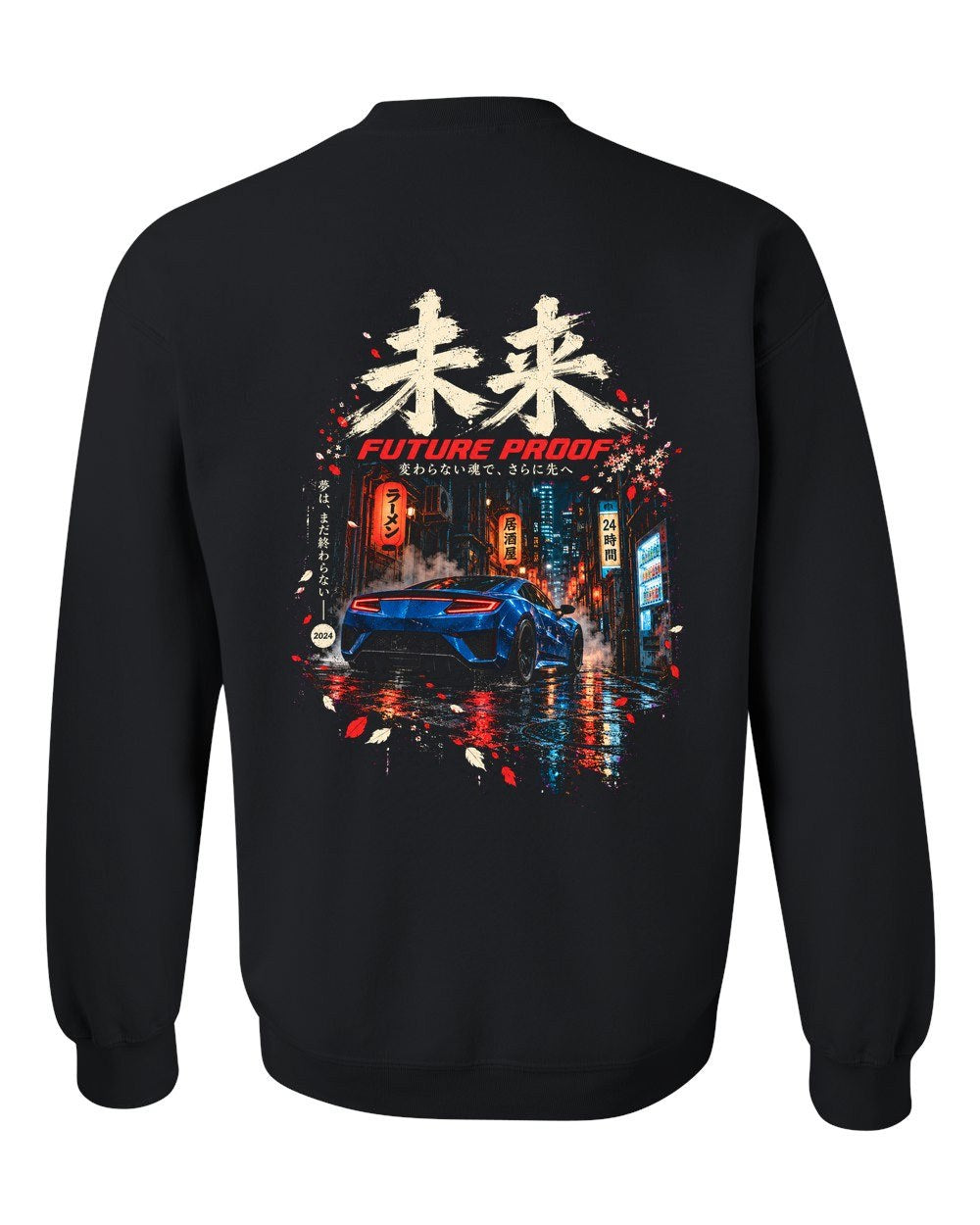 Acura NSX NC1 Crewneck Black back
