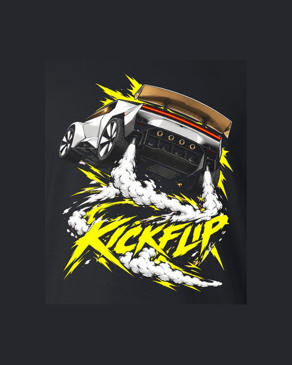 Tesla Roadster Kickflip Shirt, Hoodie & More design only