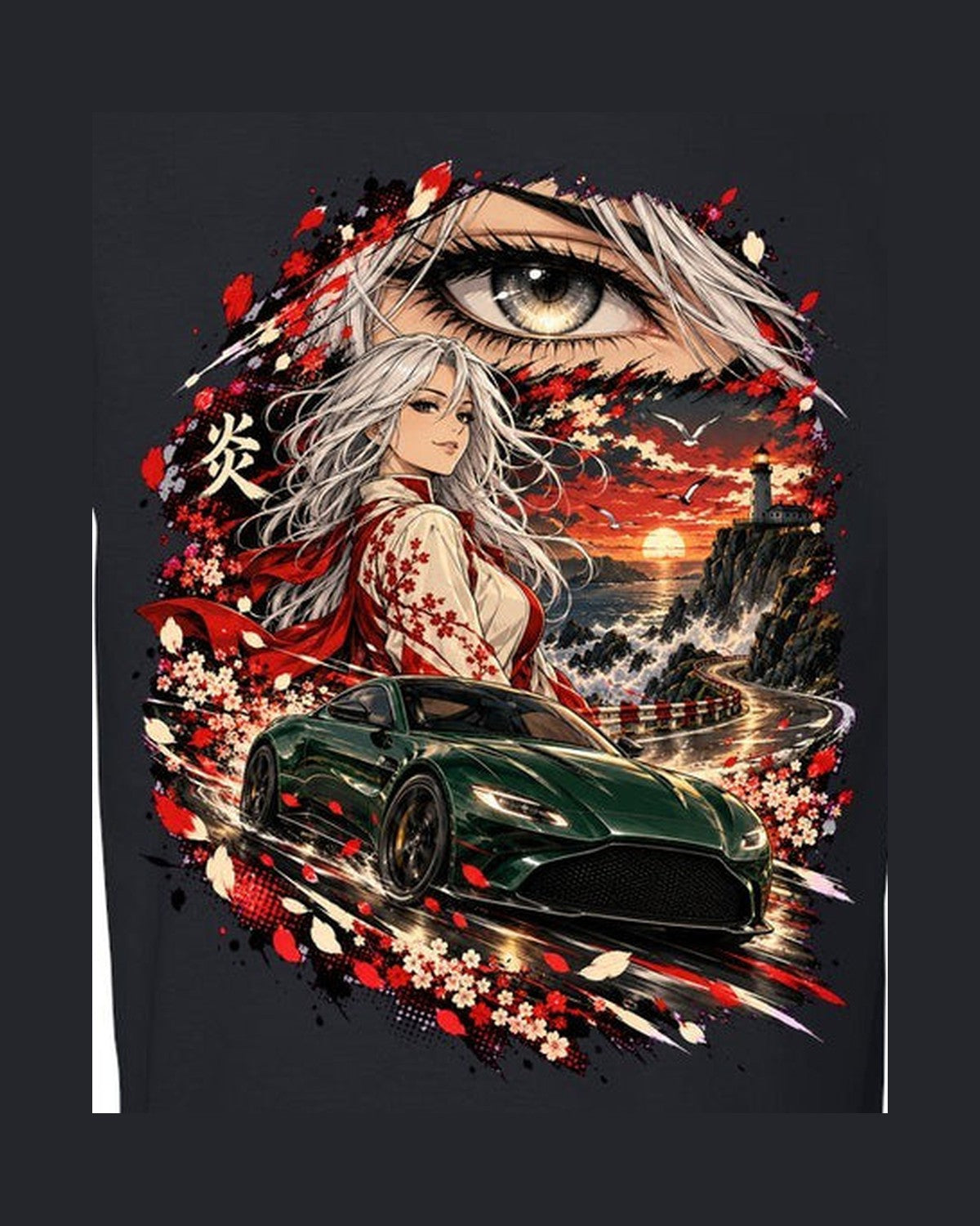 Aston Martin Vantage Anime Girl Shirt, Hoodie & More design only