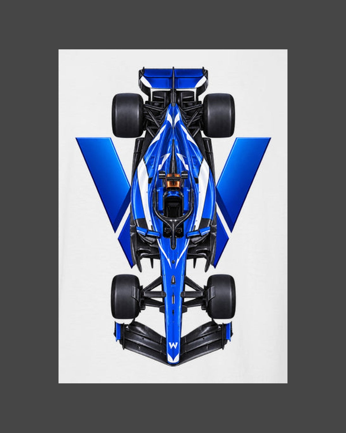 Williams FW48 2026 F1 Overhead Poster Shirt, Formula 1 Tee, Design 17 design only