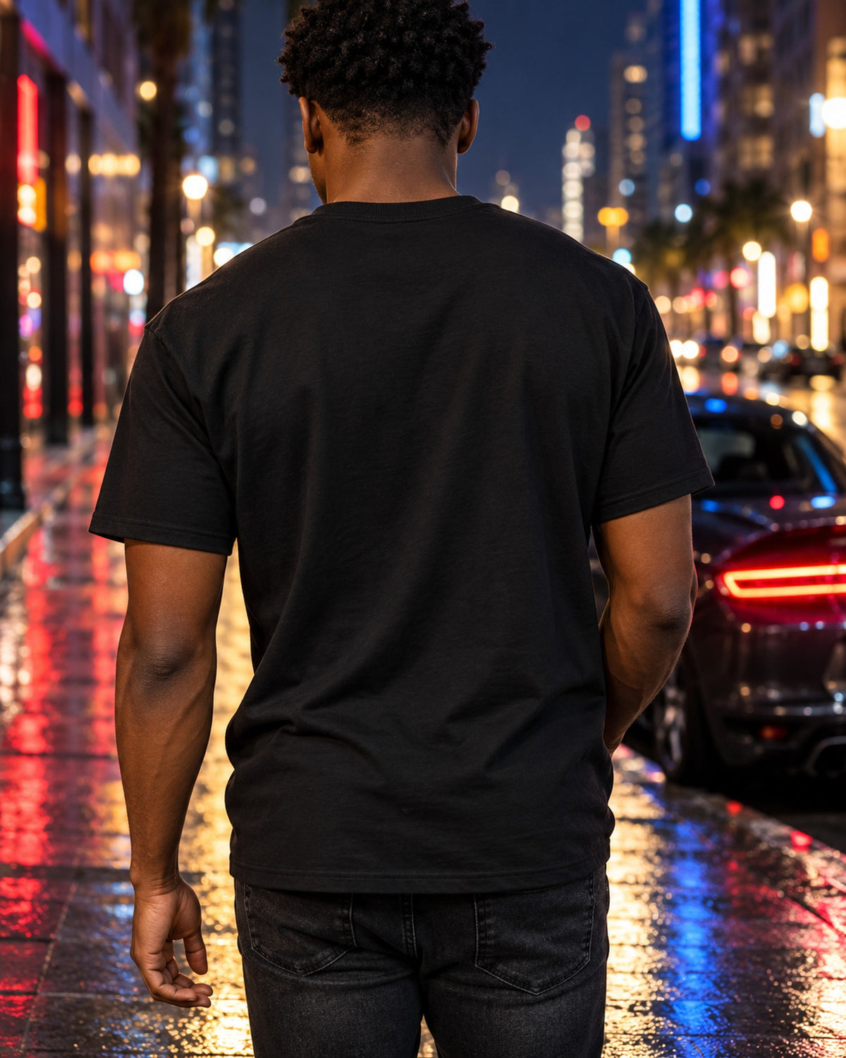 Longer By 100 mm Porsche 991.1 Carrera S Editorial Shirt T-Shirt Black worn hero