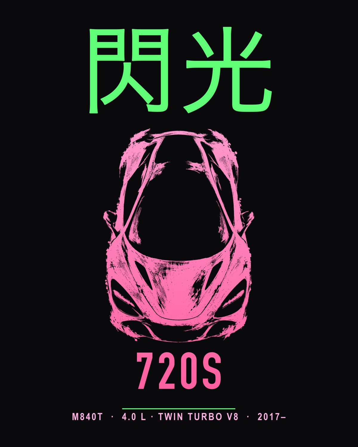 720S M840T Full-Back Graphic Tee design only