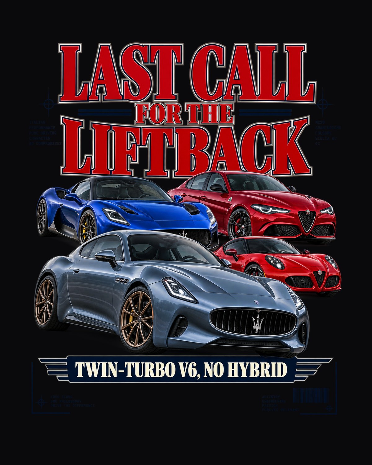 Kia Stinger GT 2022-2023 Last Call Liftback Shirt design only