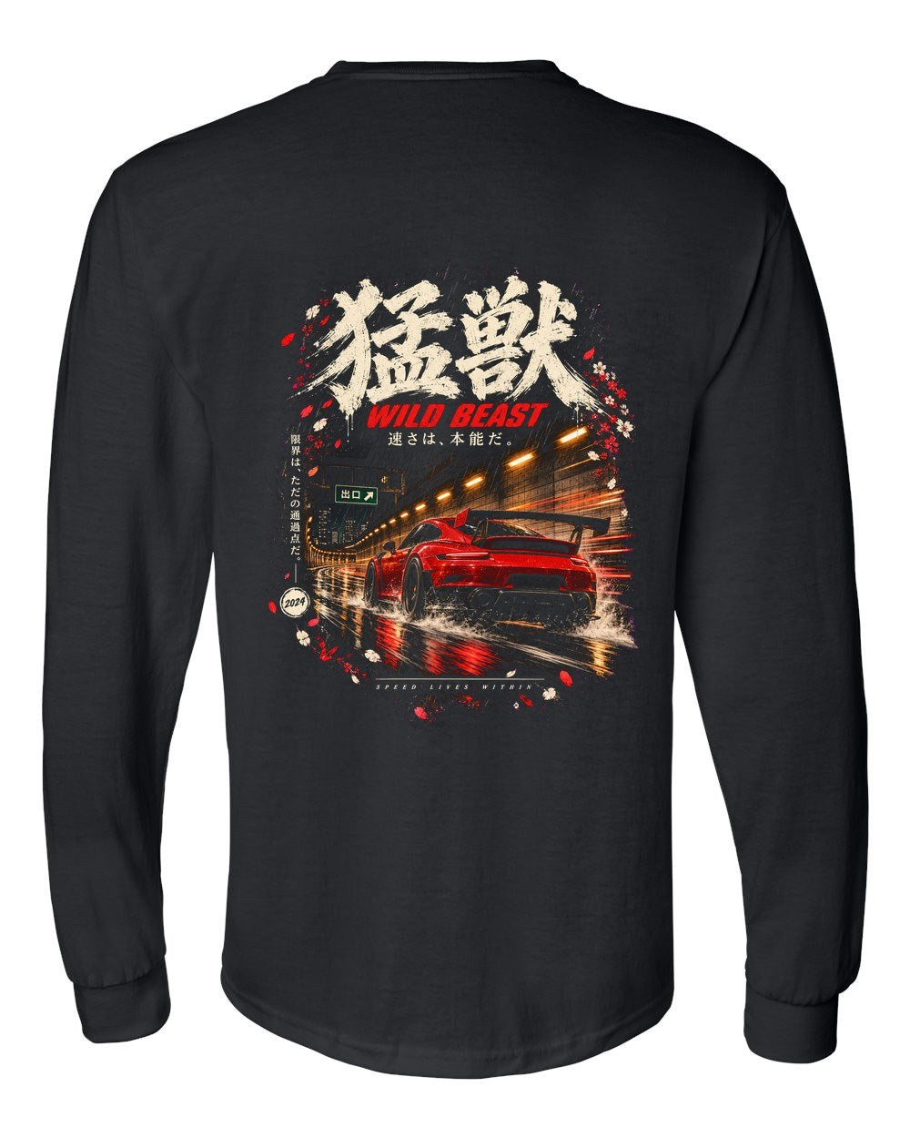 Porsche 911 GT2 RS Long Sleeve Black back