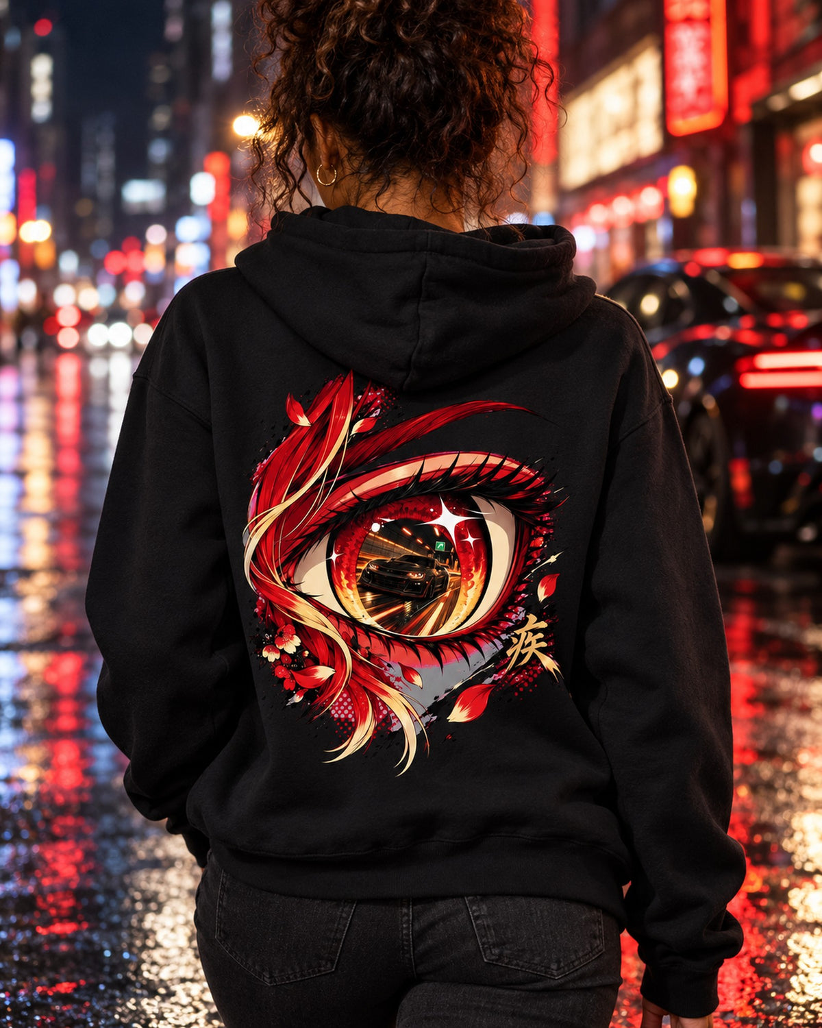 Chevrolet Camaro ZL1 1LE Anime Girl Shirt, Hoodie & More Pull Over Hoodie Black worn hero