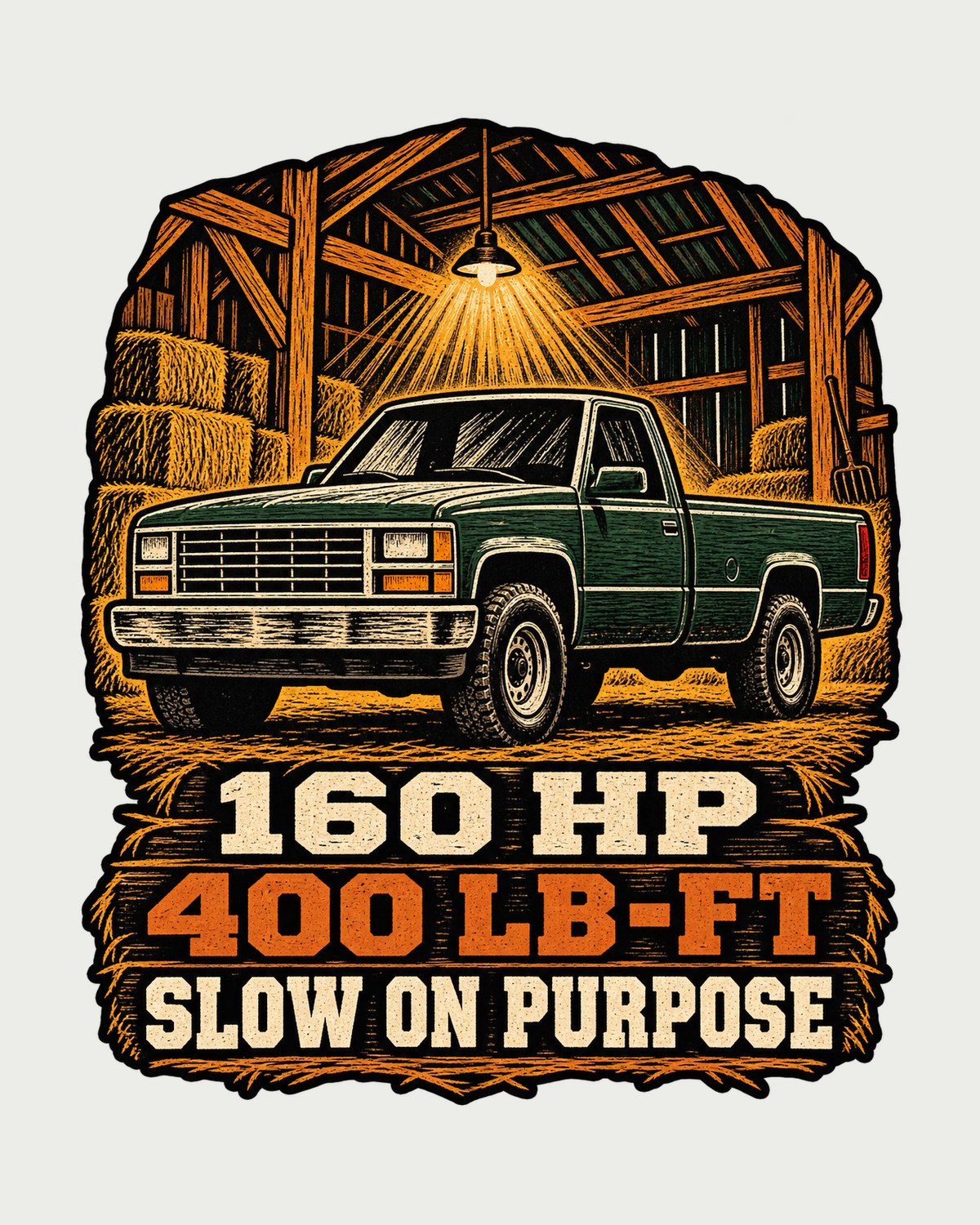 Dodge Ram D250 Cummins First Gen Woodcut Shirt, Diesel Gift design only