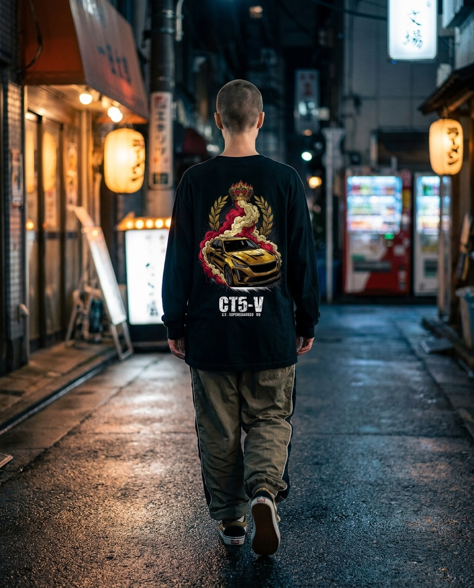 Black Long-Sleeve Tee street