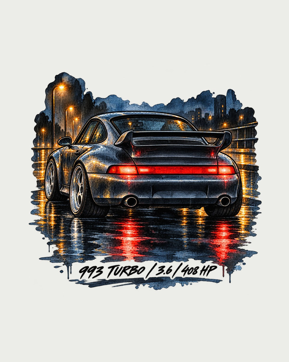 Porsche 911 Turbo 3.3 930 1978 Spec Sheet Data Plate Shirt design only