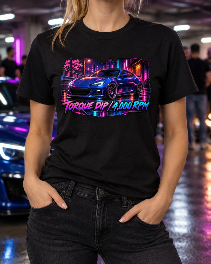 Subaru BRZ ZD8 FA24 Sideways Exit Graffiti Car Shirt T-Shirt Black worn hero