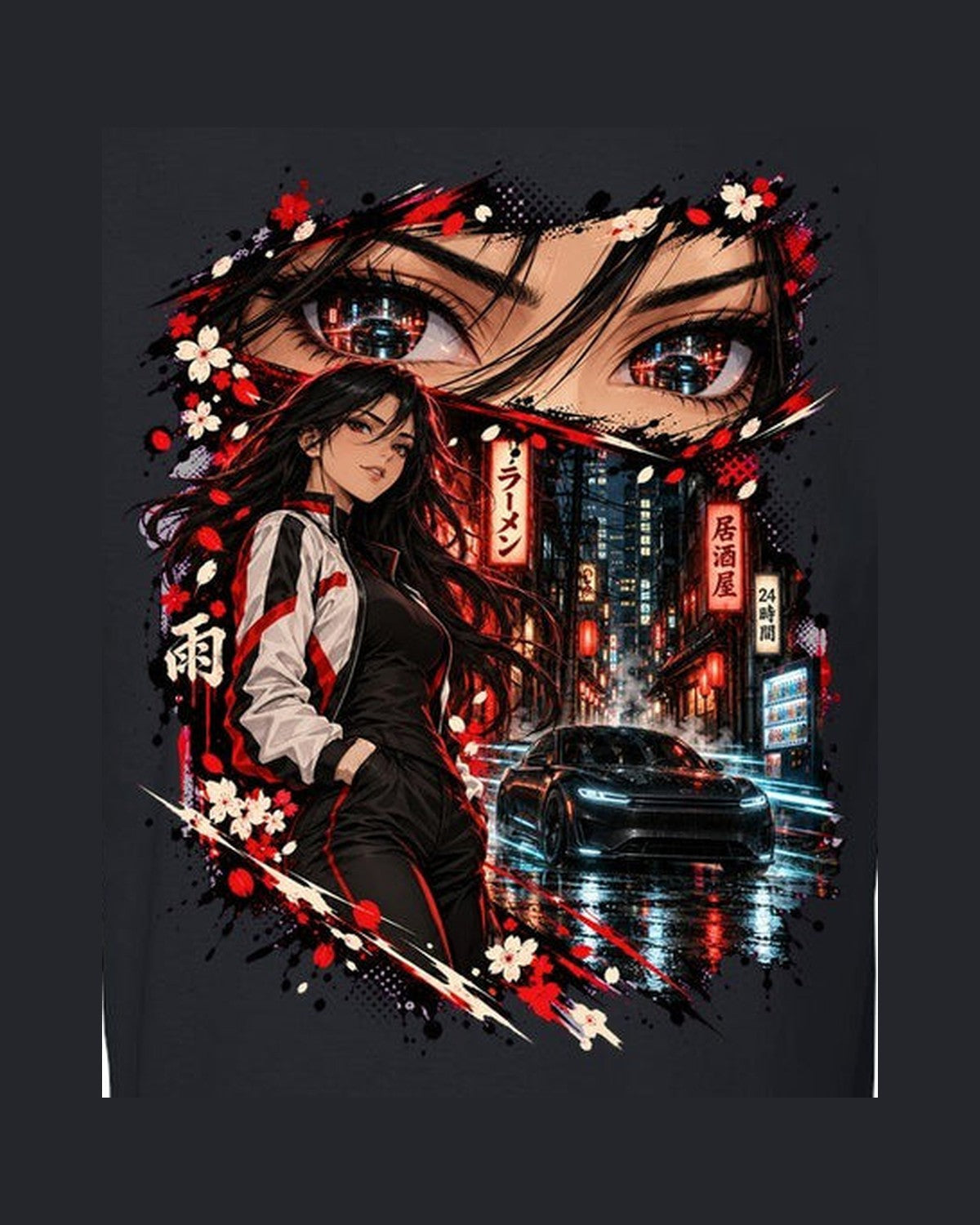 Tesla Model S Plaid Anime Girl Shirt, Hoodie & More design only