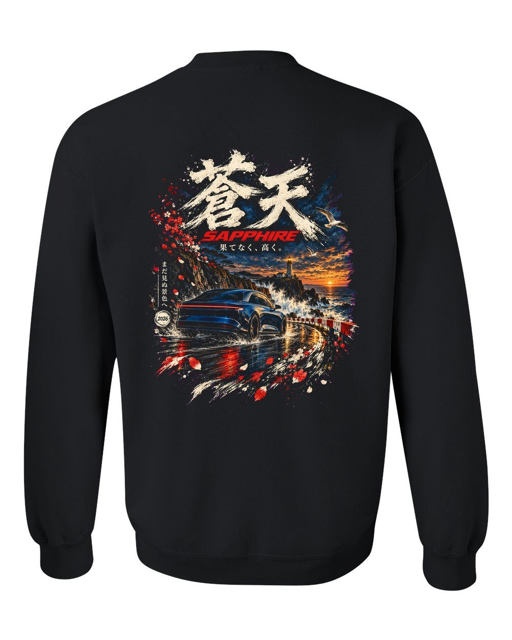 Lucid Air Sapphire Crewneck Black back