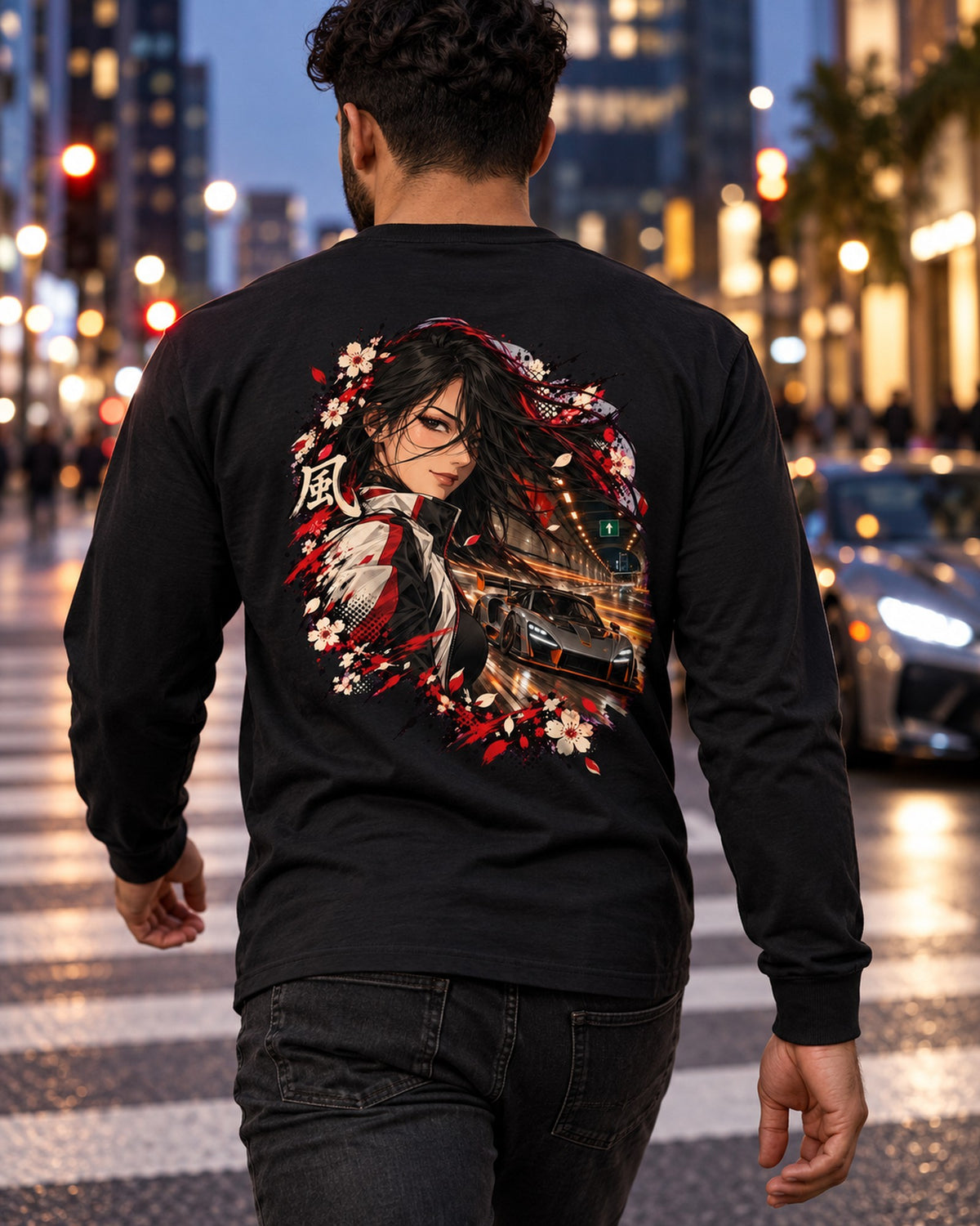 McLaren Senna Anime Girl Shirt, Hoodie & More Long Sleeve Black worn hero