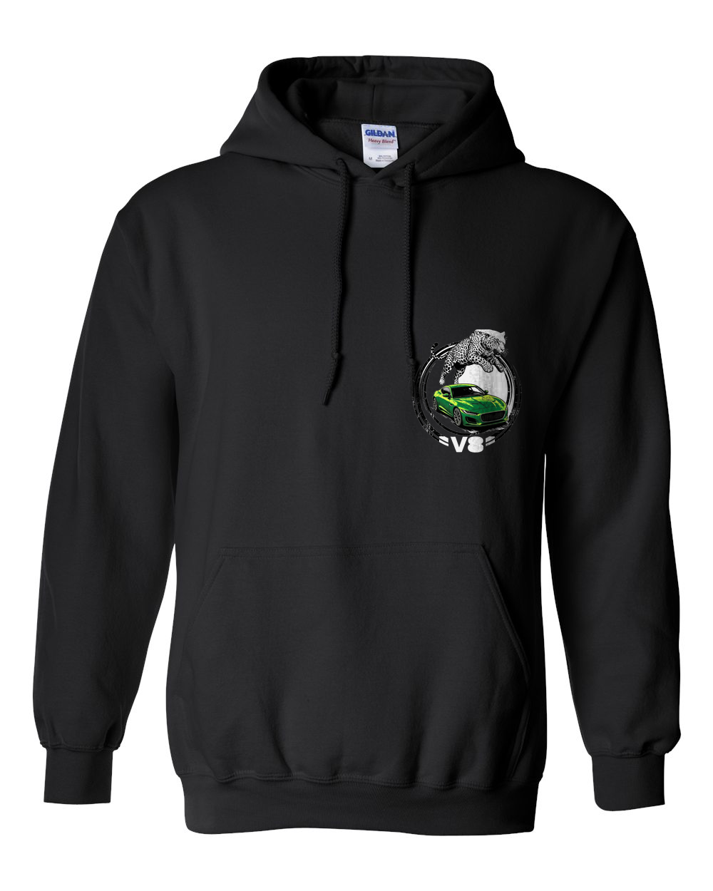 Pull Over Hoodie Black front