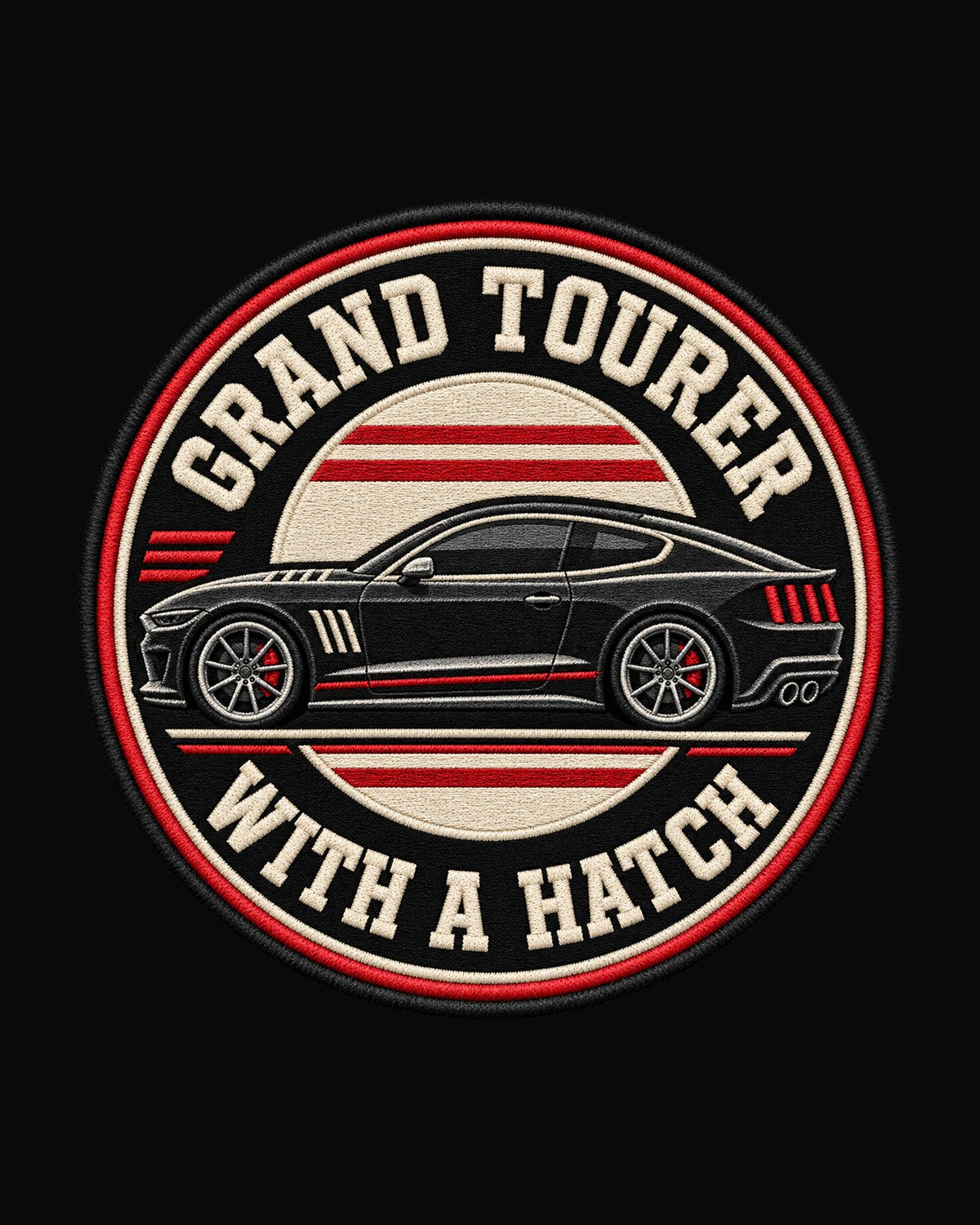 Kia Stinger GT CK Fastback Varsity Crest Shirt, Grand Tourer design only