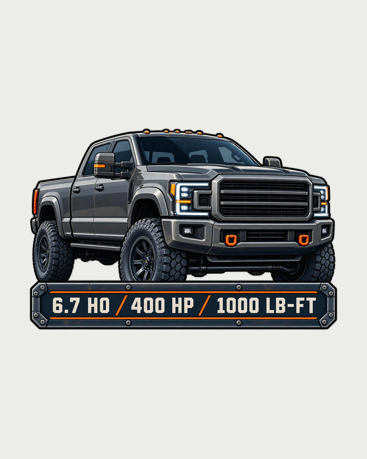 Ram HD 5th Gen 2500 Crew Cab Spec Sheet Shirt, 6.7 HO Cummins design only