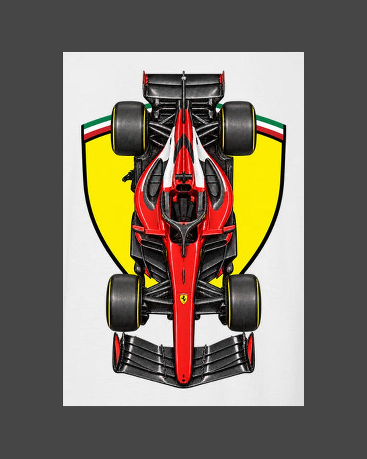 Ferrari SF-26 2026 F1 Overhead Poster Shirt, Formula 1 Tee, Design 02 design only
