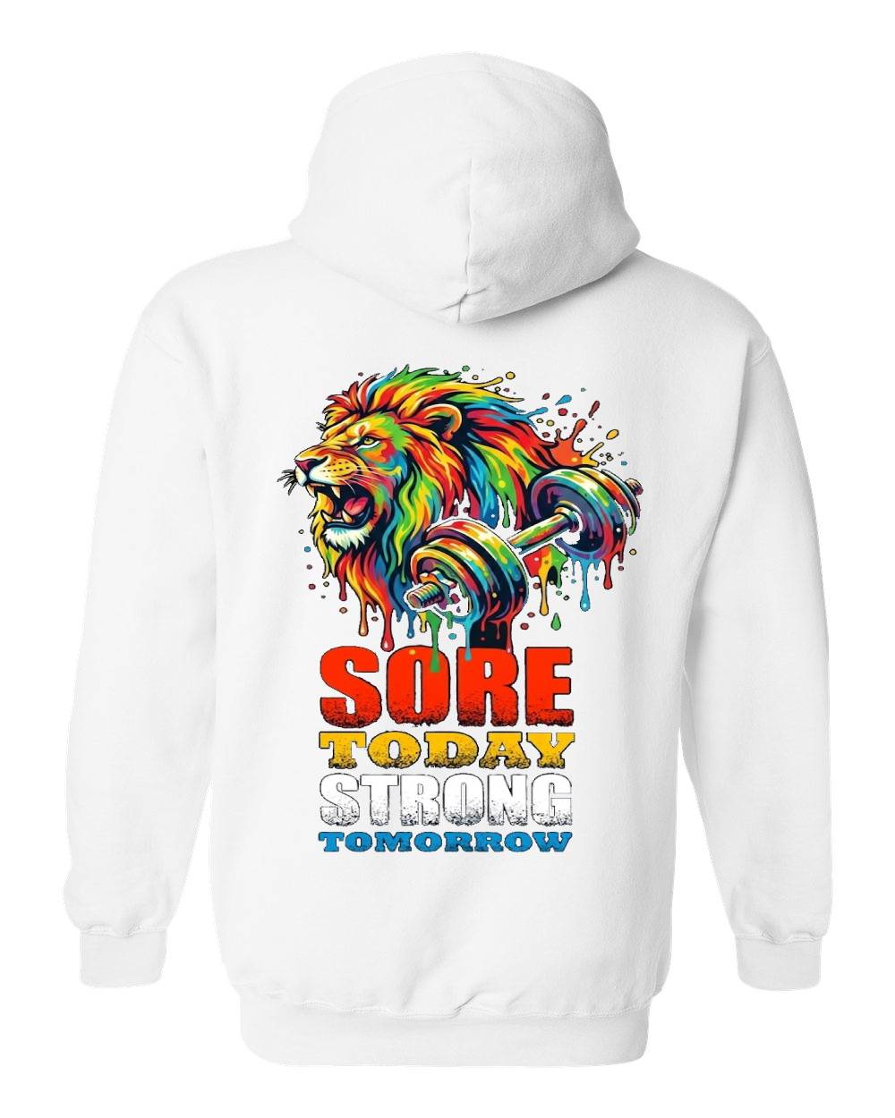Colorful Lion Gym Zip Hoodie