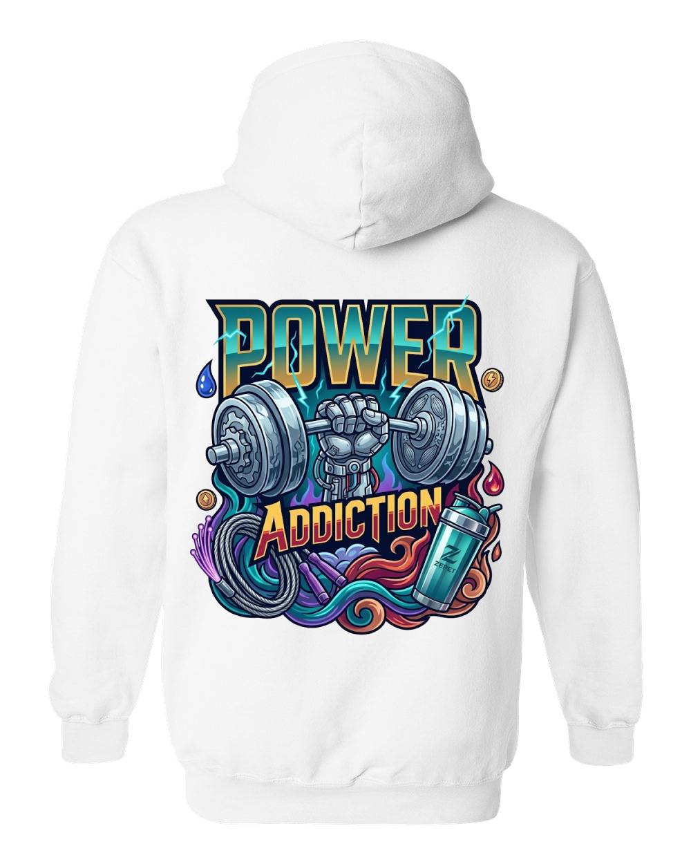 Power Addiction Zip Hoodie