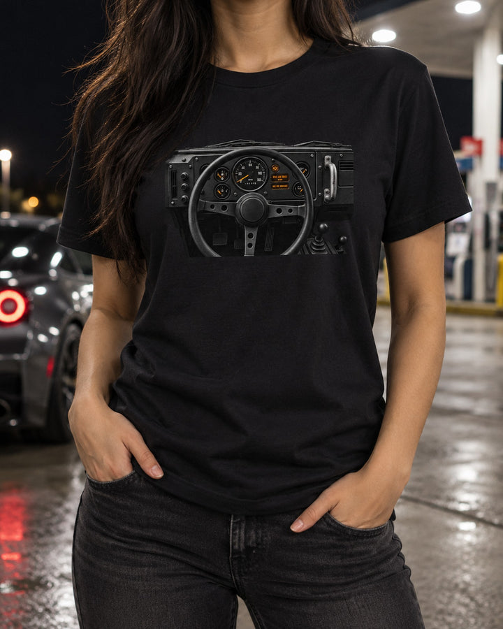 Land Rover Defender 110 1983 Cockpit Gauge Dash Shirt T-Shirt Black worn hero