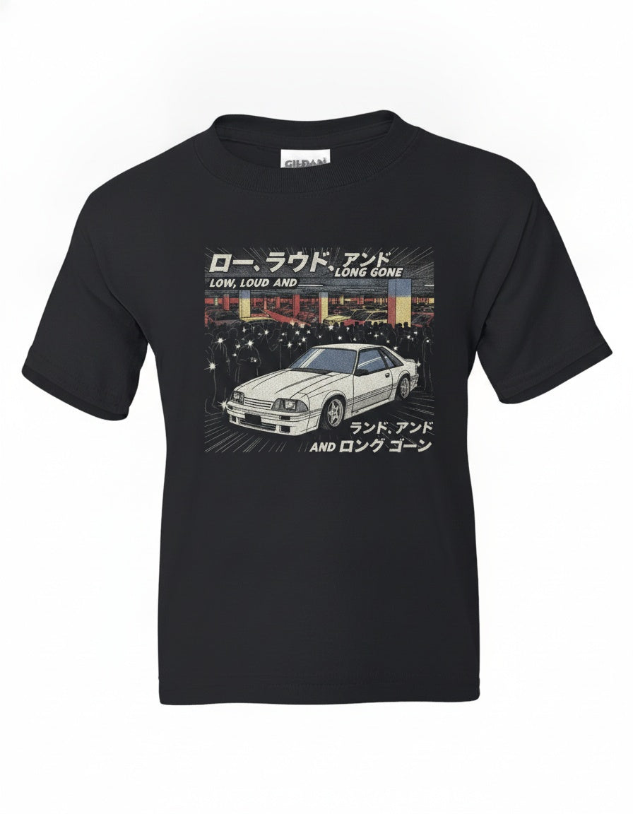 Fox Body Mustang Nights Kids T-Shirt