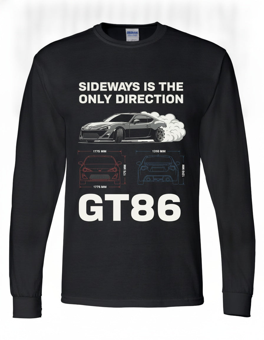 GT86 Spec Sheet Long Sleeve T-Shirt